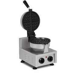 Omake WFL11 E12 Manuel Zamanlayıcılı Tekli Waffle Makinesi, Yuvarlak Model, Kalıp Çapı 18 Cm, Elektrikli