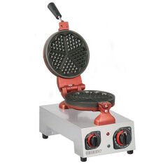 Omake WFL01 E12 Manuel Zamanlayıcılı Tekli Waffle Makinesi, Çiçek Model, Kalıp Çapı 17 Cm, Elektrikli