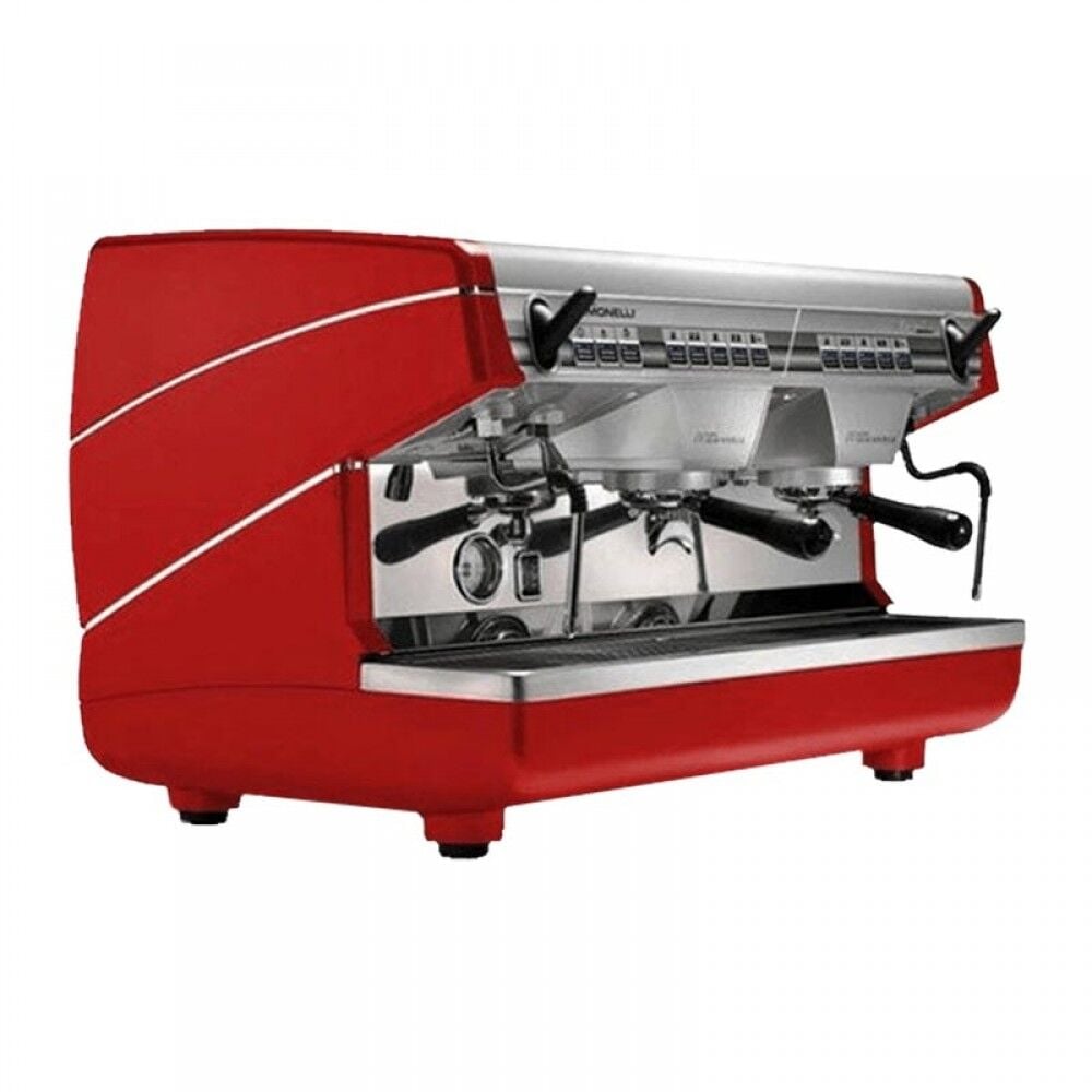 Nuova Simonelli Appia Espresso Kahve Makinesi, Tam Otomatik, 2 Gruplu, Kırmızı