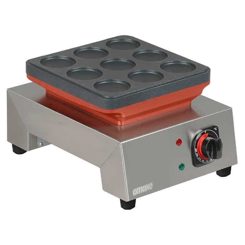 Omake PFR01 E11 Top Poffertjes Tekli Waffle Makinesi, Elektrikli, 64 mm