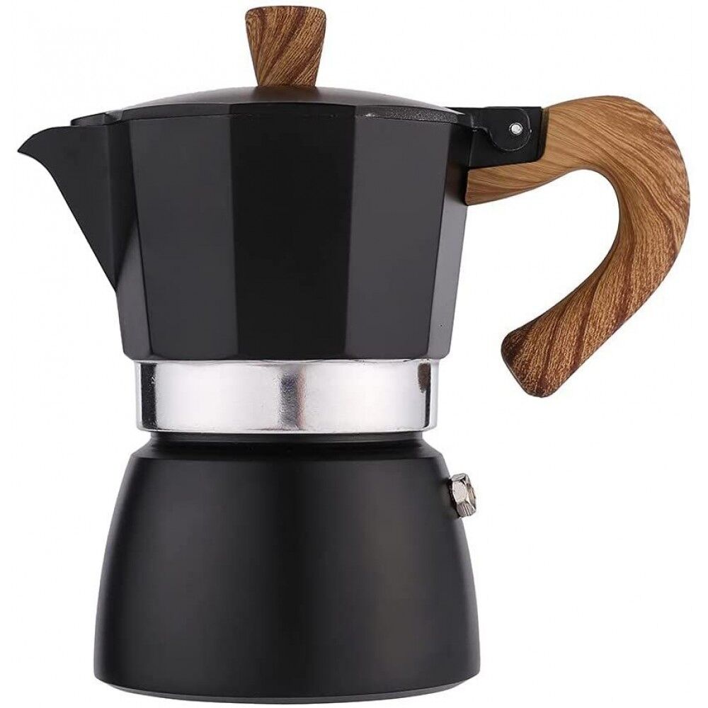 3 Cup Moka Pot - Siyah