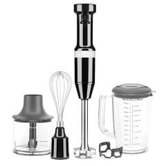 Kitchenaid Aksesuarlı El Blenderı, 5KHBV83EOB, Onyx Black