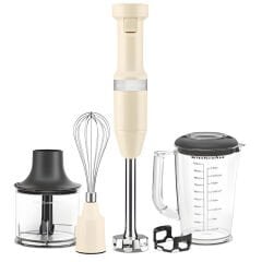 Kitchenaid Aksesuarlı El Blenderı, 5KHBV83EAC, Almond Cream