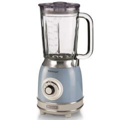 Ariete Vintage Cam Blender, Buz Kırma Fonksiyonlu, 1,5 lt, 1000 w, Mavi