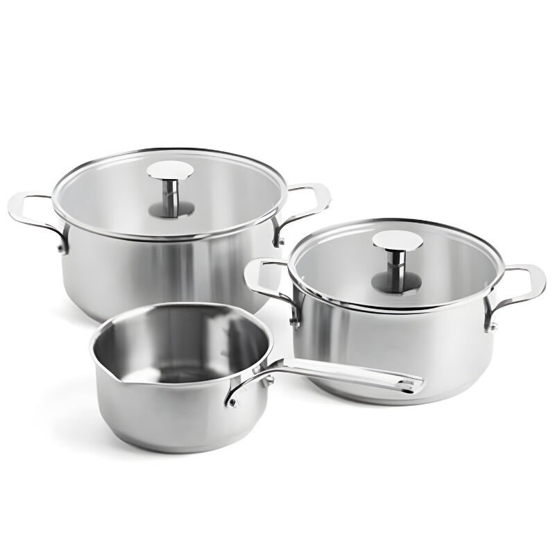 Kitchenaid Çelik 20, 24 cm Tencere ve 16 cm Sosluk Seti