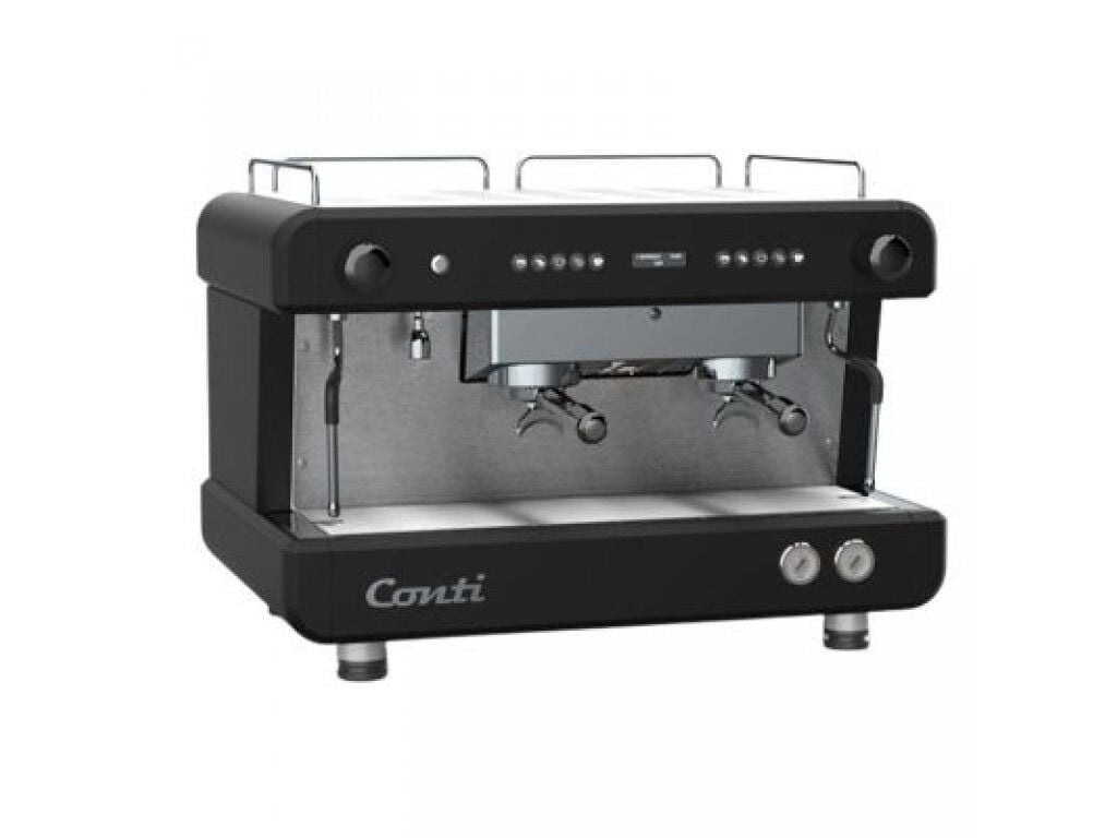 Conti Monaco CC202 Tam Otomatik Espresso Makinesi, 2 Gruplu, Siyah