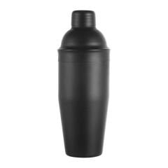 Biradlı Çelik Kokteyl Shaker, Siyah, 500 Cl